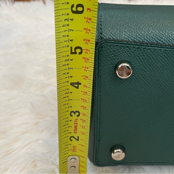 Coach Rowan Satchel - Snake Embossed/Dark Turquoise - Picture 14 of 17